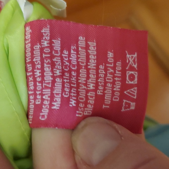 Weatherproof Girls Size 10-12 Two Piece Jacket With Hood in Aqua, White, Green - Picture 3 of 13